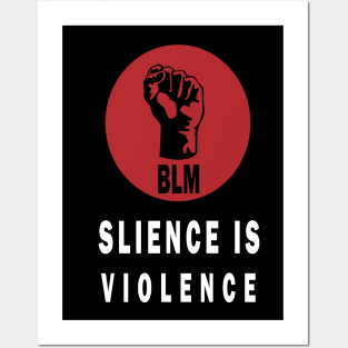 MLS BLACK LIVES MATTER SILENCE IS VIOLENCE Posters and Art